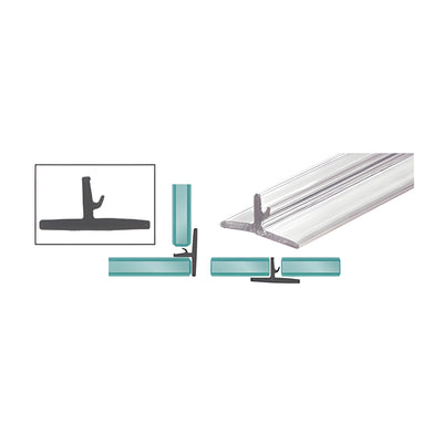 CRL 95" T-Shape4d Clear Polycarbonate Vinyl