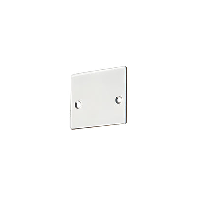 CRL Satin Anodized End Cap with Screws for NH3 Series Wide U-Channel