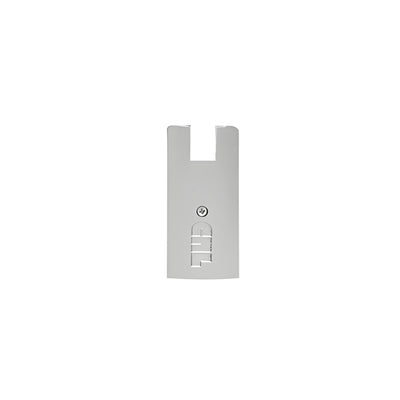 CRL Brushed Stainless End Cap for 4" Square Wedge-Lock® Door Rail