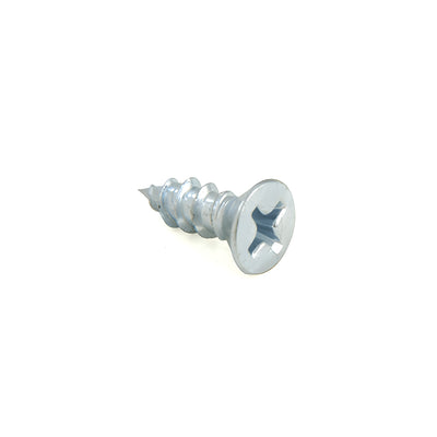 CRL-U.S. Aluminum #10 x 5/8" Flat Head Phillips Sheet Metal Screw - 100/Pk