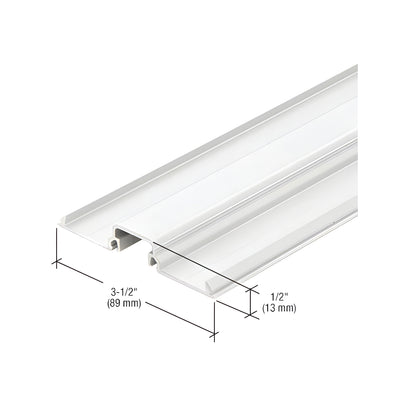 CRL-U.S. Aluminum Shallow Pocket Insert, White KYNAR® Paint - 24'-2"