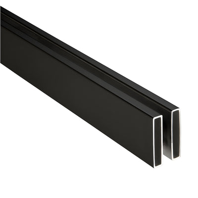 CRL Matte Black 73" Replacement Header Bar for Brixen Sliding Shower Door System