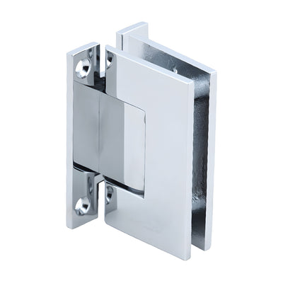 CRL Polished Chrome Vienna 037 Series Wall Mount 'H' Back Plate Hinge