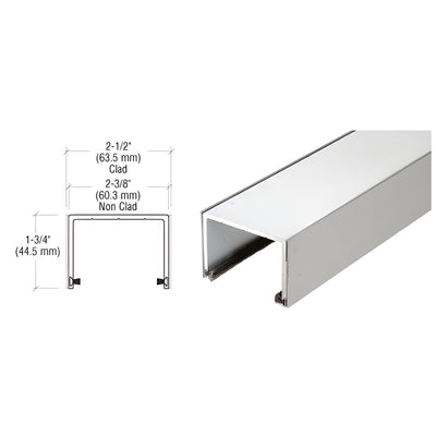 CRL Brushed Stainless Steel Sliding Door Top Rolling Track