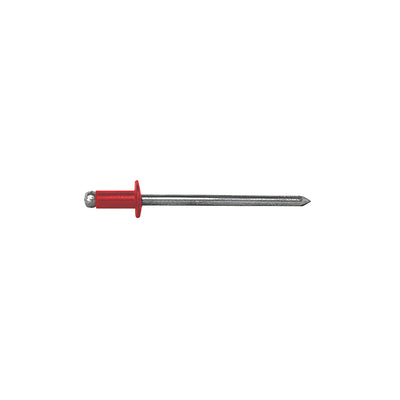 CRL Brown 1/8" Diameter, 3/16" to 1/4" Grip Range Aluminum Mandrel and Rivet in Packs of 10000
