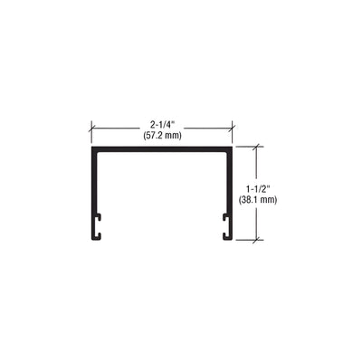 CRL-U.S. Aluminum Head/Jamb, Bronze Anodized - 24'-2"