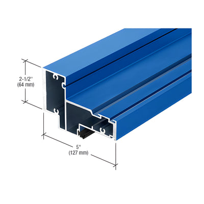 CRL-U.S. Aluminum Custom KYNAR® Paint Header for Transom, 1-5/16" Glass - 24'-2"