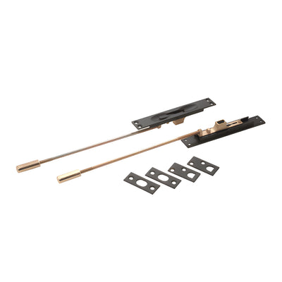 CRL Bronze 1" x 6" Manual Flush Bolt - 12"