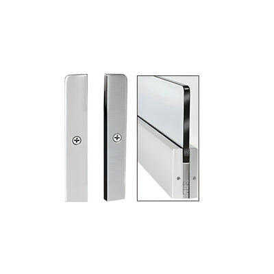 CRL Brushed Stainless 4" Split Square End Cap