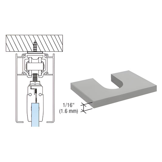 CRL Sliding Door Track Separator Replacement Spacer