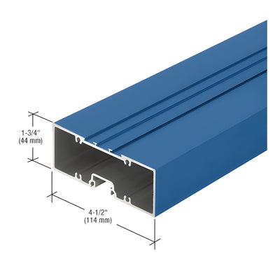 CRL-U.S. Aluminum 4-1/2" x 1-3/4" Offset Hung Door Header, Custom Paint - 21'-4"