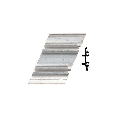CRL-U.S. Aluminum Left Hand Anchor Clip, 135º, Outside Corner, 4/Pk