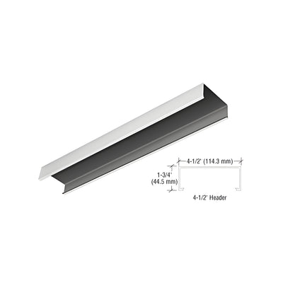 CRL Satin Anodized 4-1/2" Header Channel - 240"
