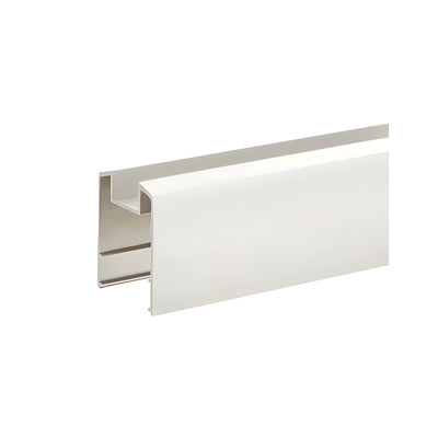 CRL Sky White 200, 300, 350 and 400 Series 241" Long Horizontal Double Glass Mid-Rail