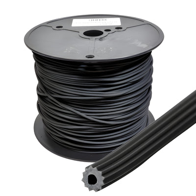 CRL .150" Black Serrated Screen Retainer Spline Bulk 15 Pound Roll