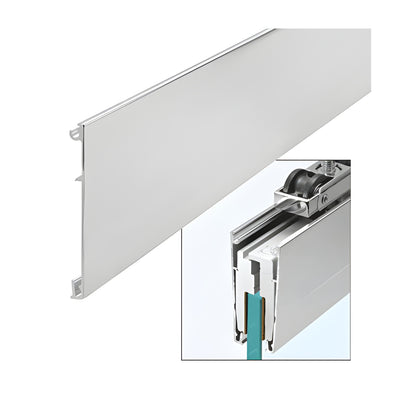 CRL50/51 Satin Anodized Glass Clamp Hanger Cover