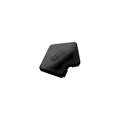 CRL Matte Black Rectangular AWS Post Cap for 135 Degree Center Post