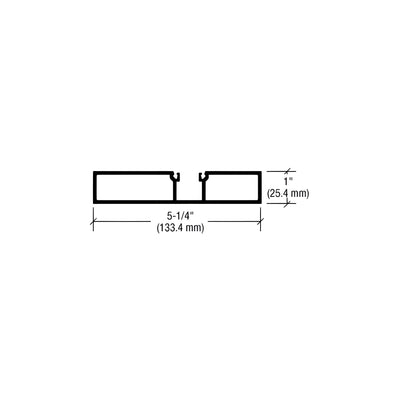 CRL-U.S. Aluminum Door Jamb, Custom Paint, 21'-9"