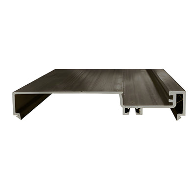 CRL-U.S. Aluminum 6" Male Split Mullion, Dark Bronze Anodic- 24'-2"