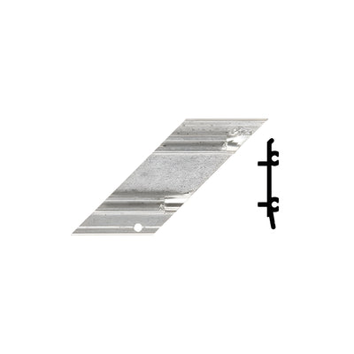 CRL-U.S. Aluminum 90º Left Hand Outside Corner Anchor Clip- 4/Pk
