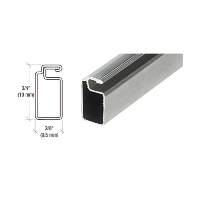 CRL Mill 3/4" x 3/8" Roll Formed Aluminum Screen Frame - 144"