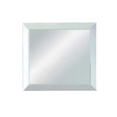 CRL Clear Mirror Glass 3" Square Beveled on All 4 Sides