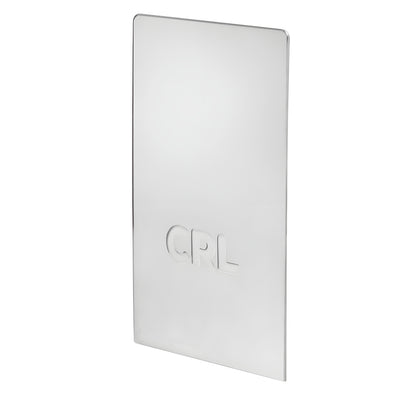 CRL Polished Stainless End Cap for L68S Series Laminated Square Base Shoe