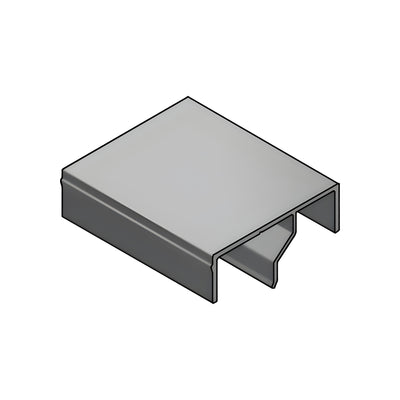 Fallbrook Satin Anodized Center Pivot Door Frame Filler 236" Length