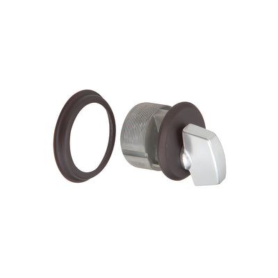 CRL Dark Bronze Mortise With Aluminum Thumbturn Cylinder