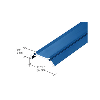 CRL-U.S. Aluminum 90 Degree Structural Silicone Outside Corner Adaptor, Custom Paint - 24'-2"