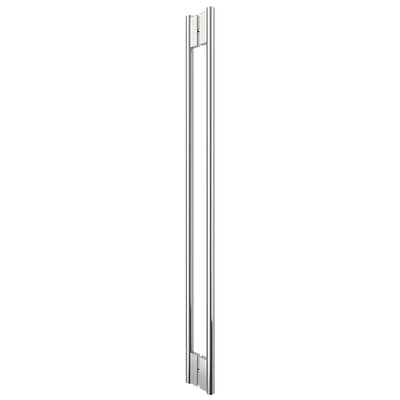 CRL Polished Stainless Steel 60" Hollow Premium Handle C-Style