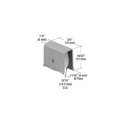 CRL Nylon Roller Assembly for Competitive 'H' Bar