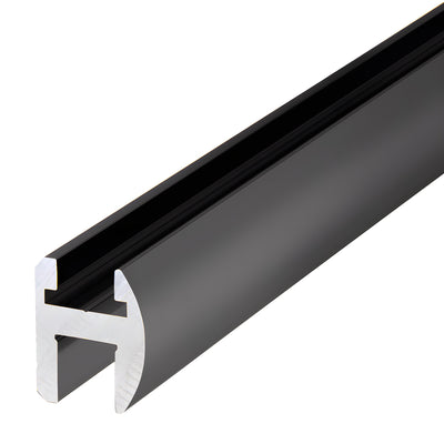 CRL Gun Metal Deluxe Shower Door Header Kit - 95"