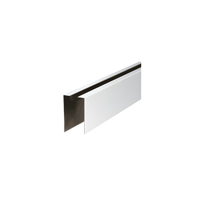 CRL Polished Stainless 120" Cladding for W7B Series Windscreen and Smoke Baffle Base Shoe