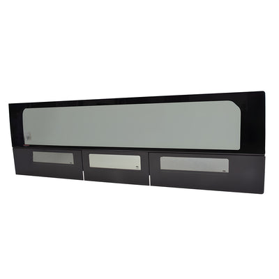 CRL 2014+ OEM Design 'All-Glass' Look Ram ProMaster 159” Wheelbase T-Vent Window Drivers Side Quarter Panel