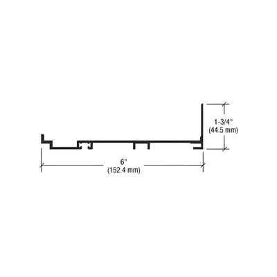 CRL-U.S. Aluminum Clear Anodized Subsill - 24'-2"