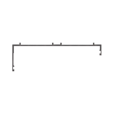 CRL-U.S. Aluminum Clear Anodized Header/Sill Channel, 24'-2"
