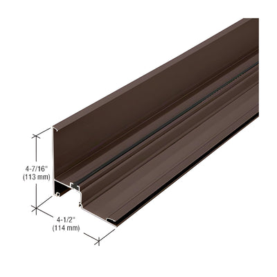 CRL-U.S. Aluminum 90 Degree Outside Corner Half Section, Thermally Improved, Bronze Black Anodized - 24'-2"