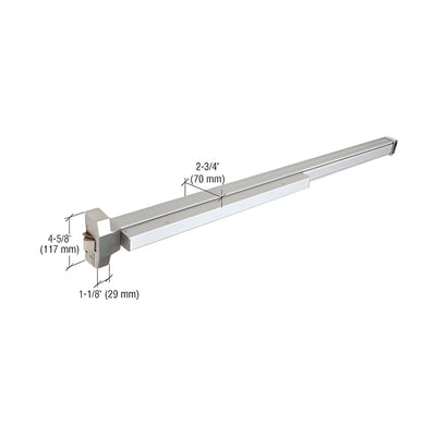 CRL Aluminum 1900 Series Non-Handed Rim Panic Exit Device