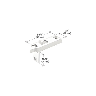 CRL White Tilt Window Latch for Better Bilt