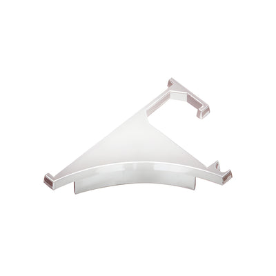 CRL Brite Anodized End Cap for 3/8" Aluminum Shelving Extrusion