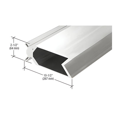 CRL-U.S. Aluminum 90º Corner Mullion - 24'-2", Clear Anodized Class 1