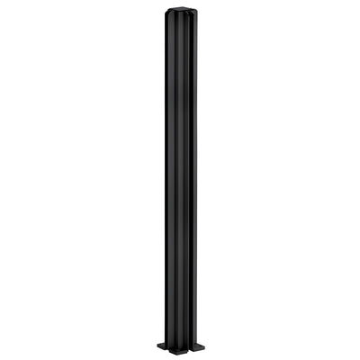 CRL Semi-Gloss Black 30" 4-Way Design Series Partition Post