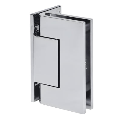 CRL Polished Chrome Trento Offset Back Plate Hinge