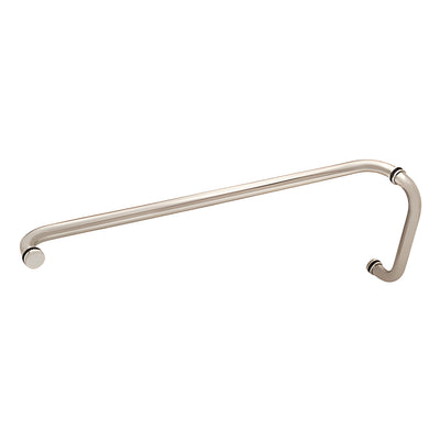 CRL Satin Anodized 10" x 28" Back-to-Back Straight Combination Push and Pull Handle Set