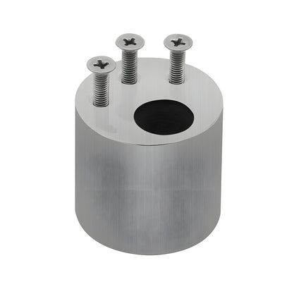 CRL Brushed Stainless Deadbolt Receiver for Header