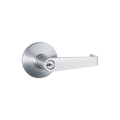CRL Satin Chrome Panic Exit Device Trim Accessory - Keyed Randomly Lever Handle Entry