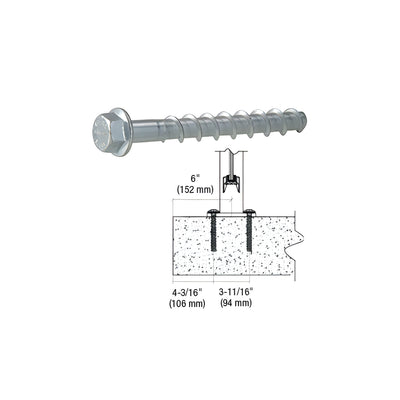 Hilti® Carbon Steel KWIK HUS-EZ 1/4" x 3" Anchor