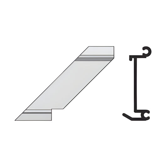 CRL-U.S. Aluminum Left-Hand 90° Outside Corner Anchor Clip 4-Pack