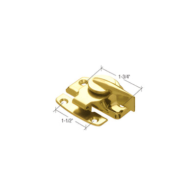 CRL Brass Window Sash Lock With 1-7/8" Screw Holes